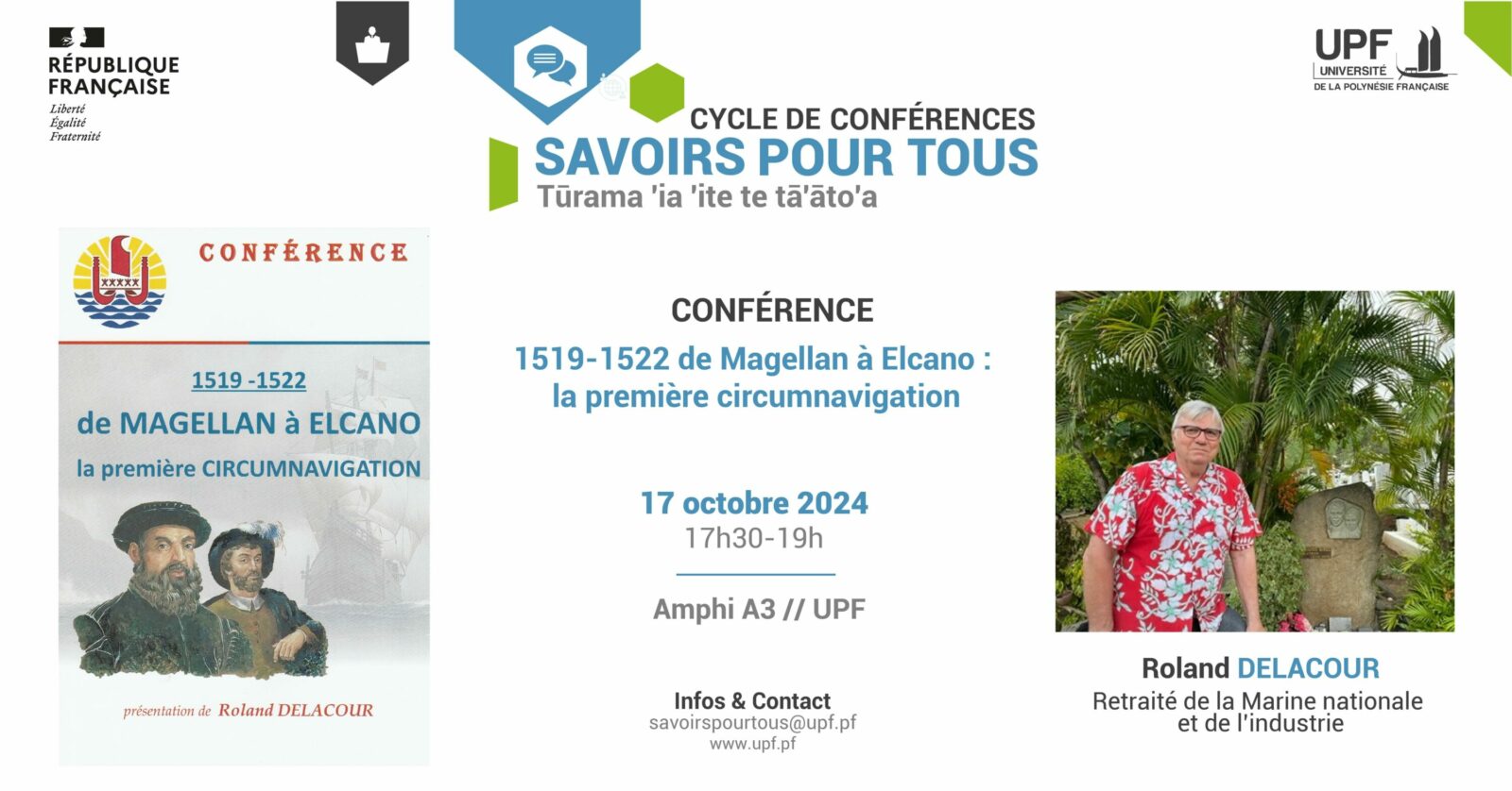 Affiche conférence savoir pour tous