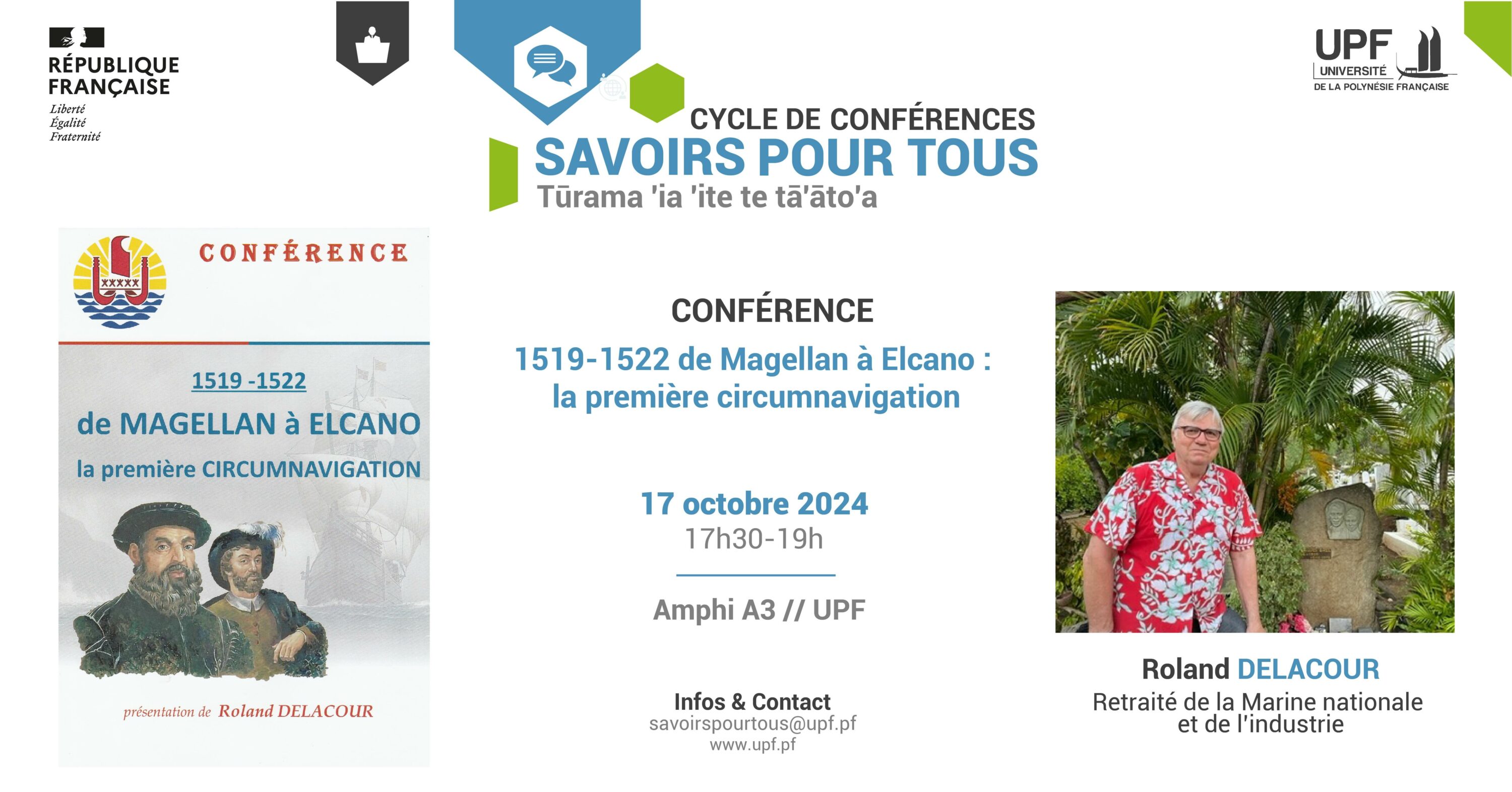 Affiche conférence savoir pour tous