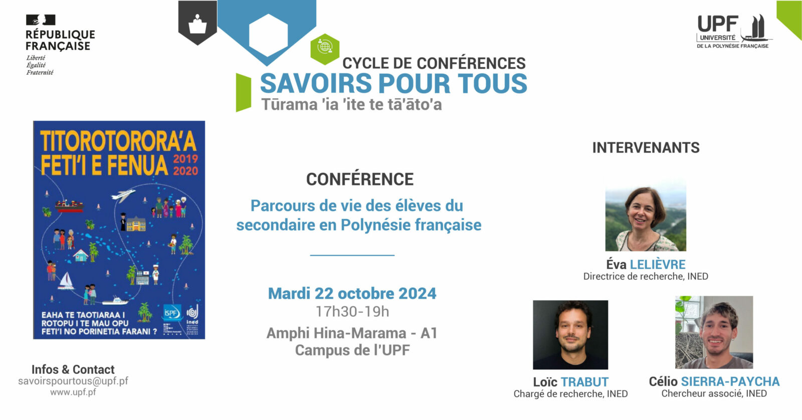 affiche conférence savoirs pour tous