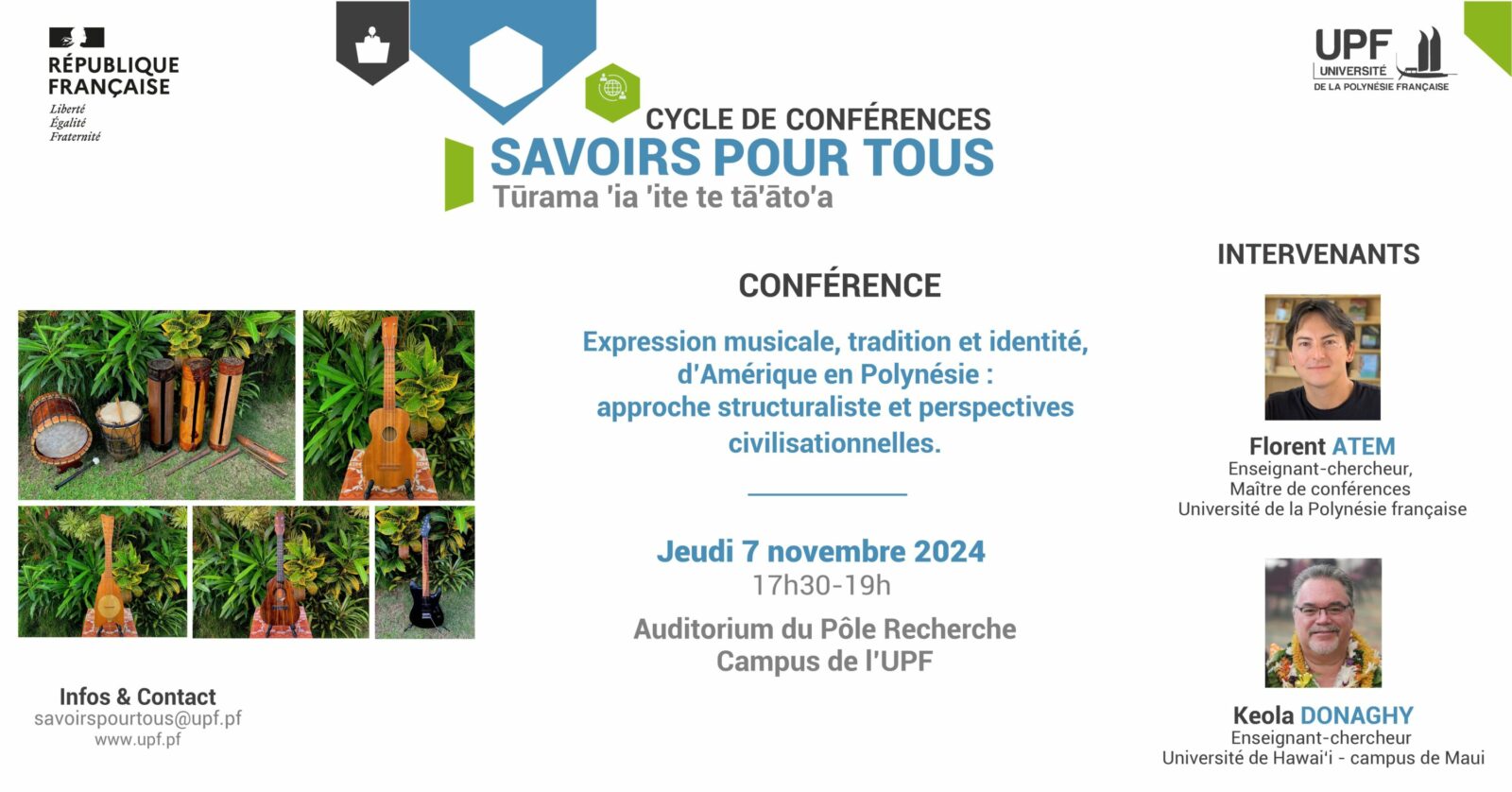 affiche conférence savoirs pour tous